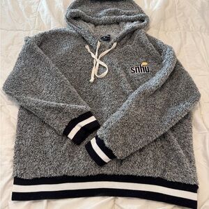 Spirit Jersey SNHU Sherpa Hoodie Gray Large Southern New Hampshire Univ